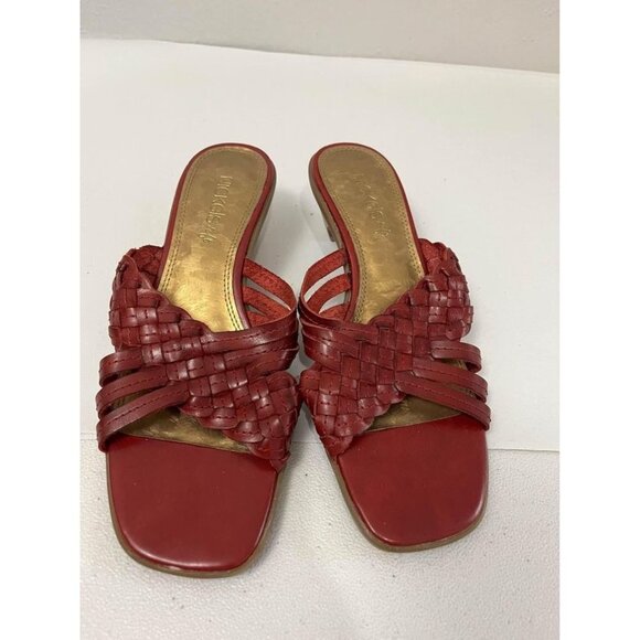 Nickels soft red leather sandals size 6 - Picture 6 of 6
